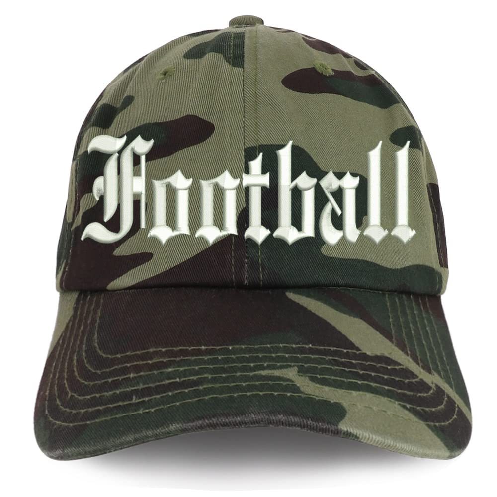 Trendy Apparel Shop Old English Football Low Profile Soft Cotton Baseball Cap