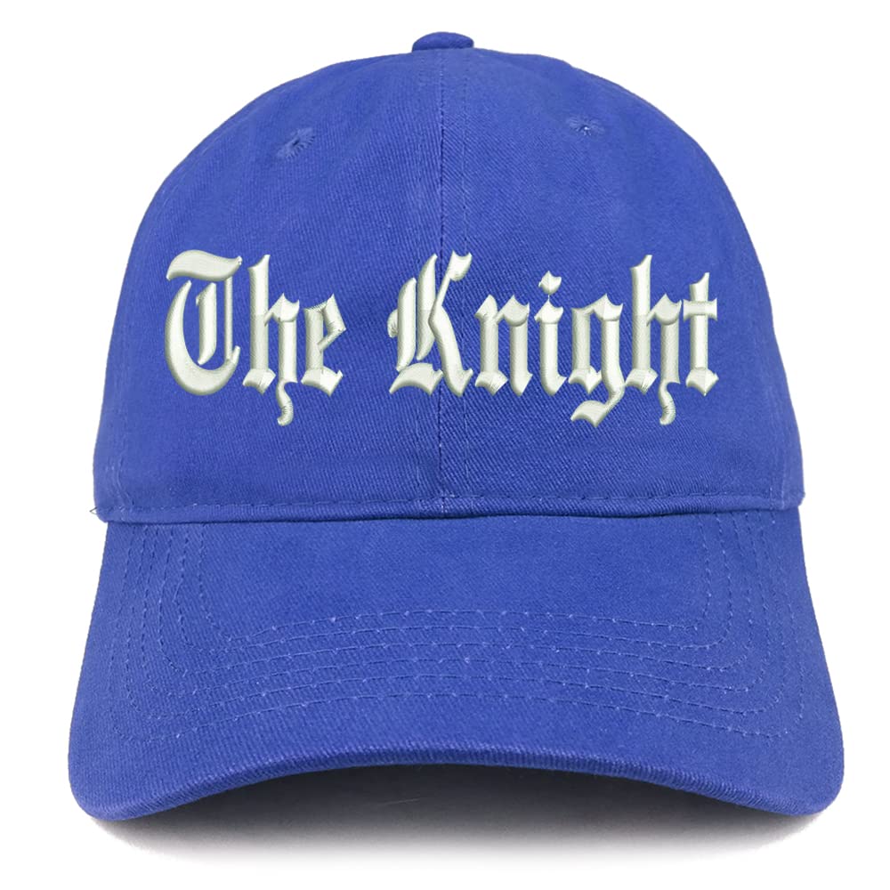 Trendy Apparel Shop The Knight Old English Low Profile Soft Cotton Baseball Cap