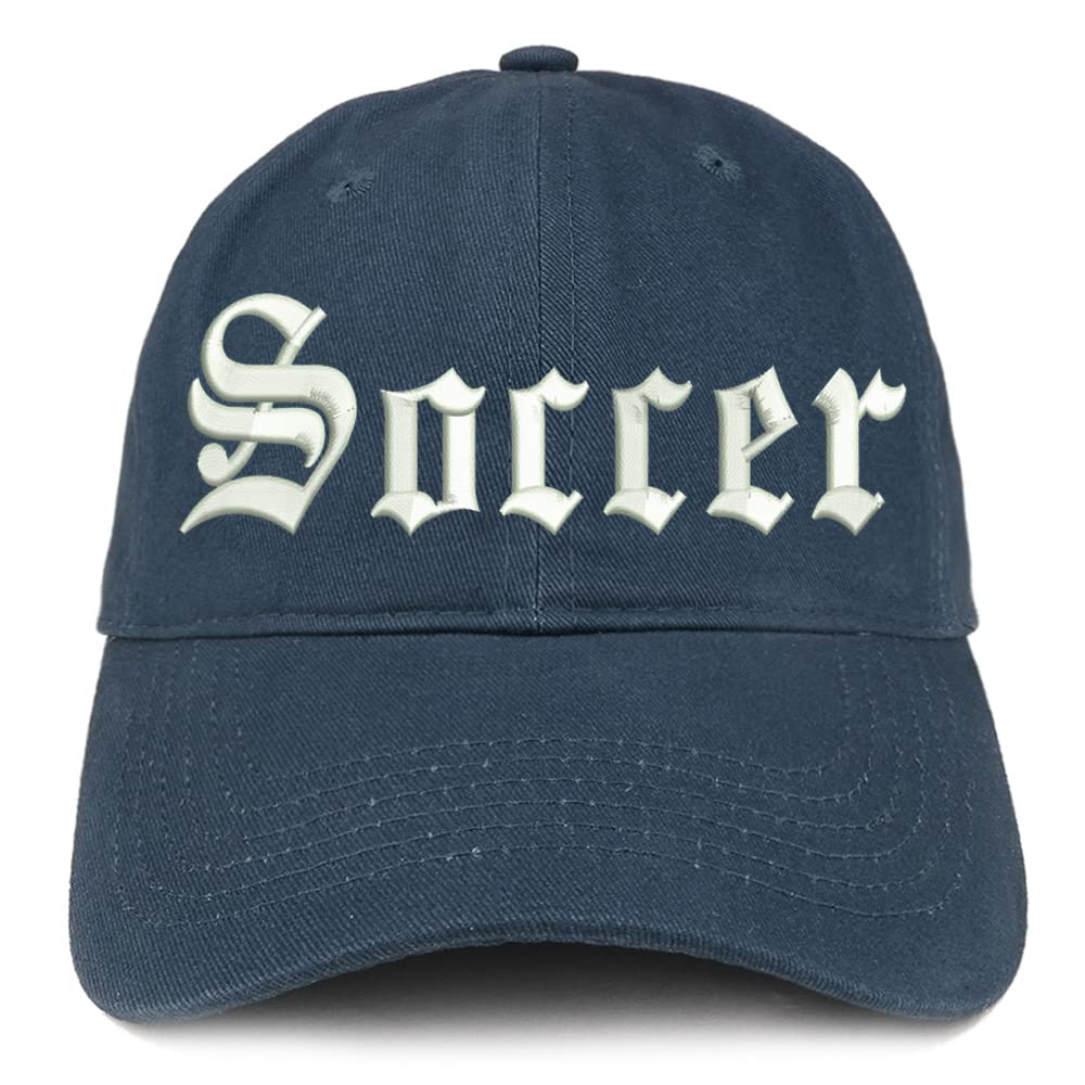 Trendy Apparel Shop Old English Soccer Low Profile Soft Cotton Baseball Cap