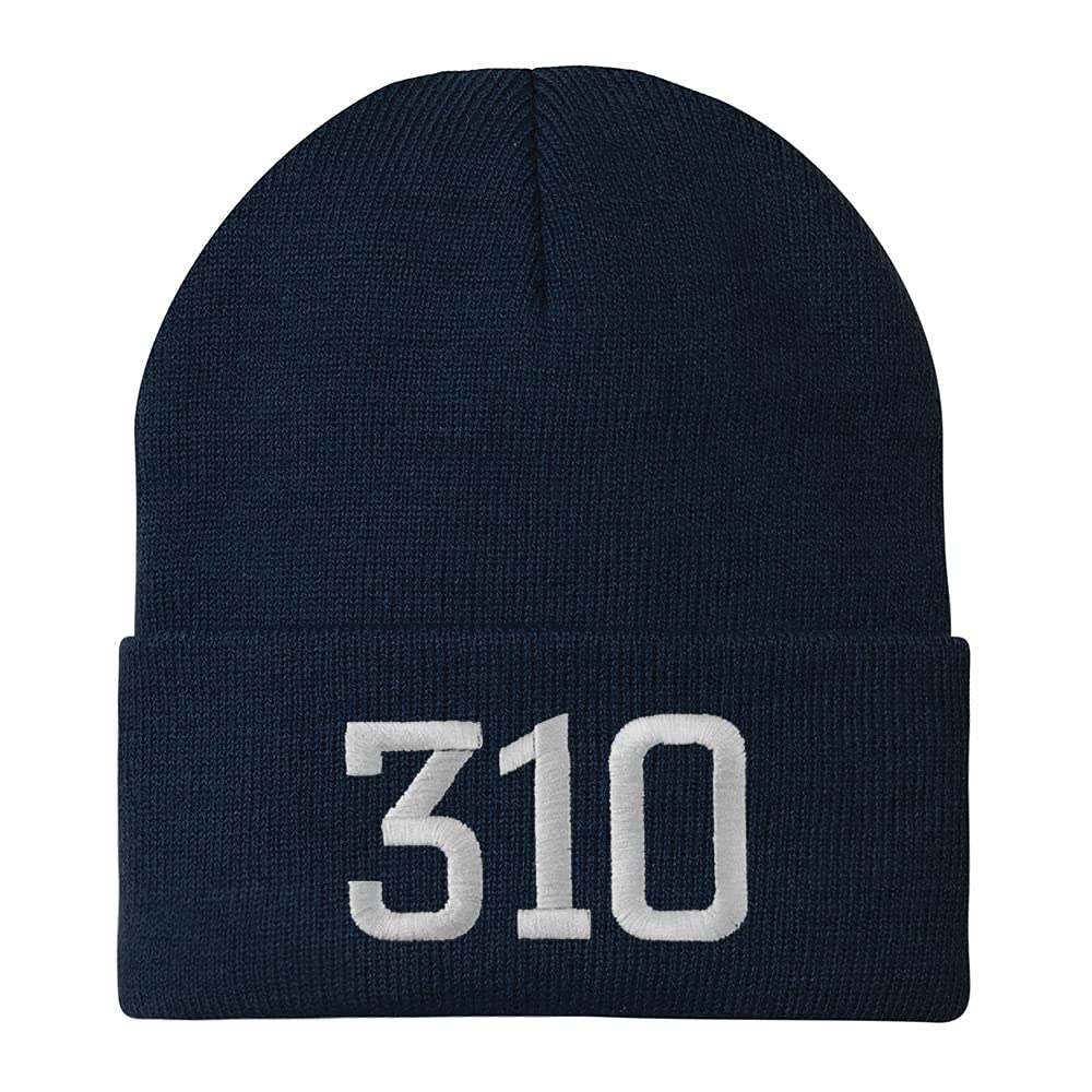 Trendy Apparel Shop Inglewood 310 Old English Embroidered Long Cuff Beanie