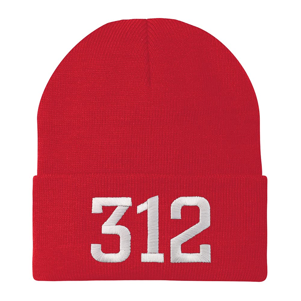 Trendy Apparel Shop 312 Chicago IL Old English Embroidered Long Cuff Beanie