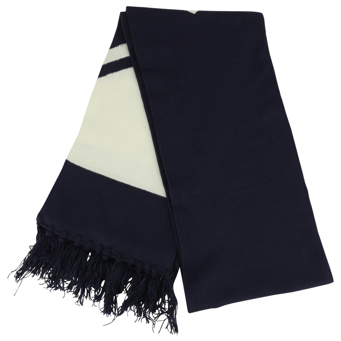 Trendy Apparel Shop Double Layer Knit Gameday Two Tone Scarf