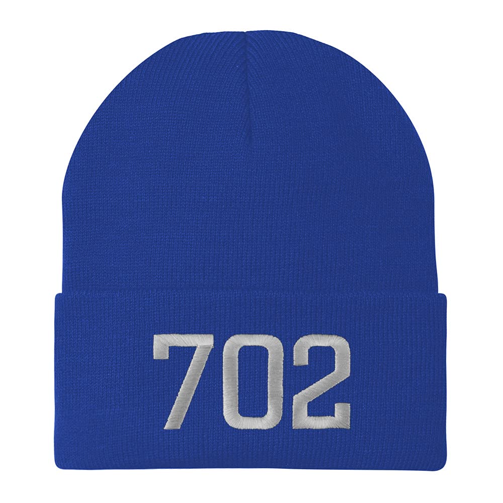 Trendy Apparel Shop Las Vegas 702 Old English Embroidered Long Cuff Beanie