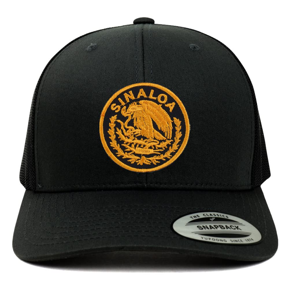 Trendy Apparel Shop Sinaloa Mexico Patch 6 Panel Trucker Mesh Cap