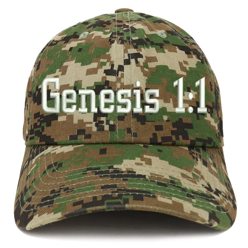 Trendy Apparel Shop Genesis 1:1 Low Profile Soft Cotton Baseball Cap