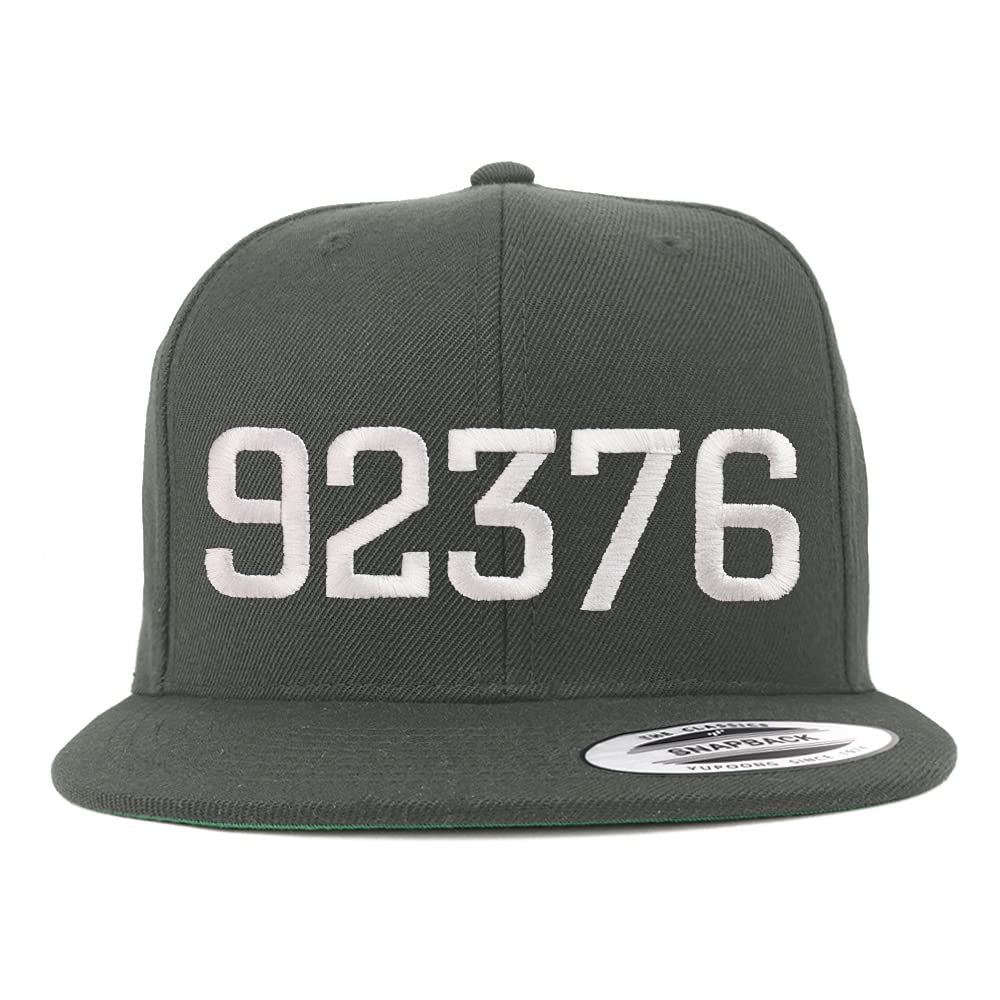 Trendy Apparel Shop 92376 Rialto CA Old English Embroidered Flatbill Snapback