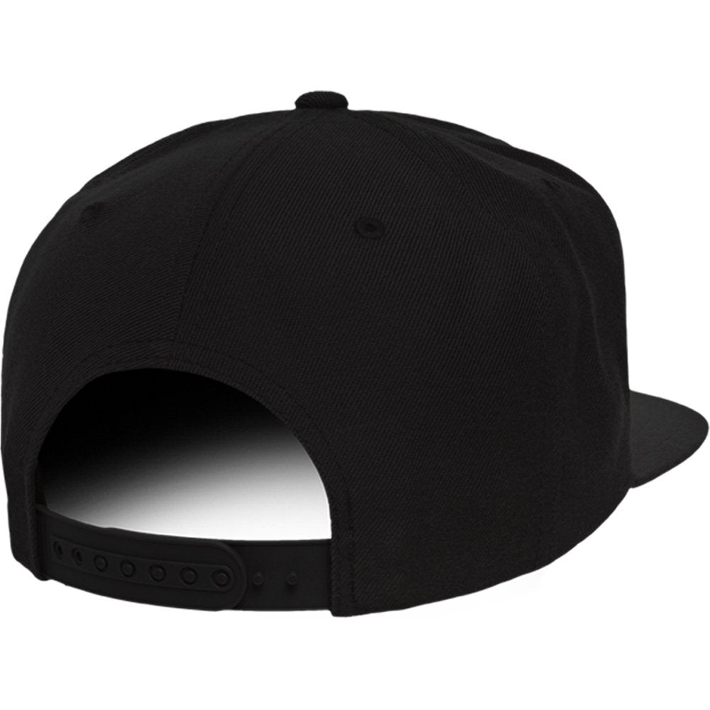 Trendy Apparel Shop Mustache Embroidered Flat Bill Snapback Cap