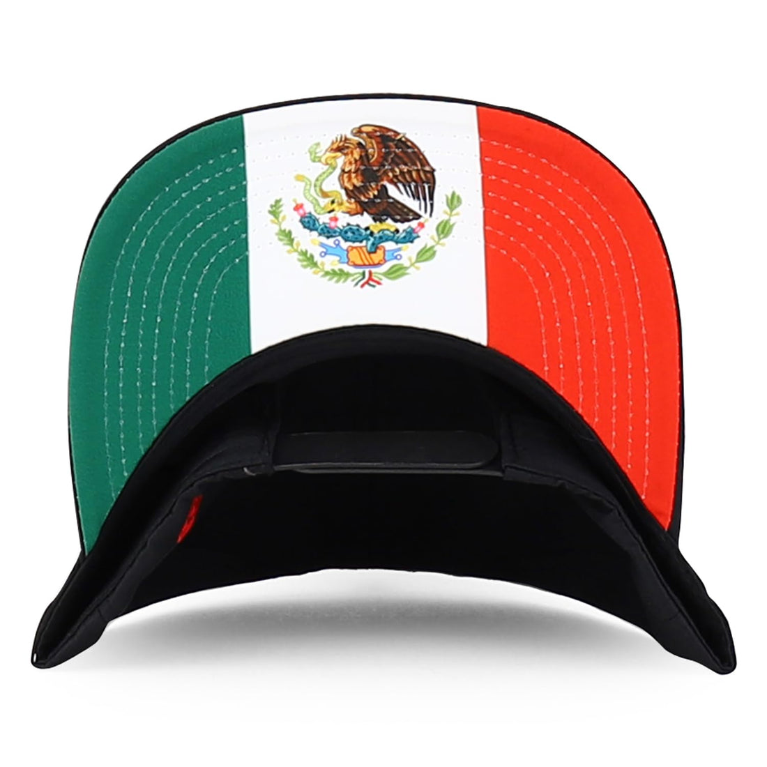 Trendy Apparel Shop Mexico Guadalupe Embroidered Flat Bill Snapback Cap