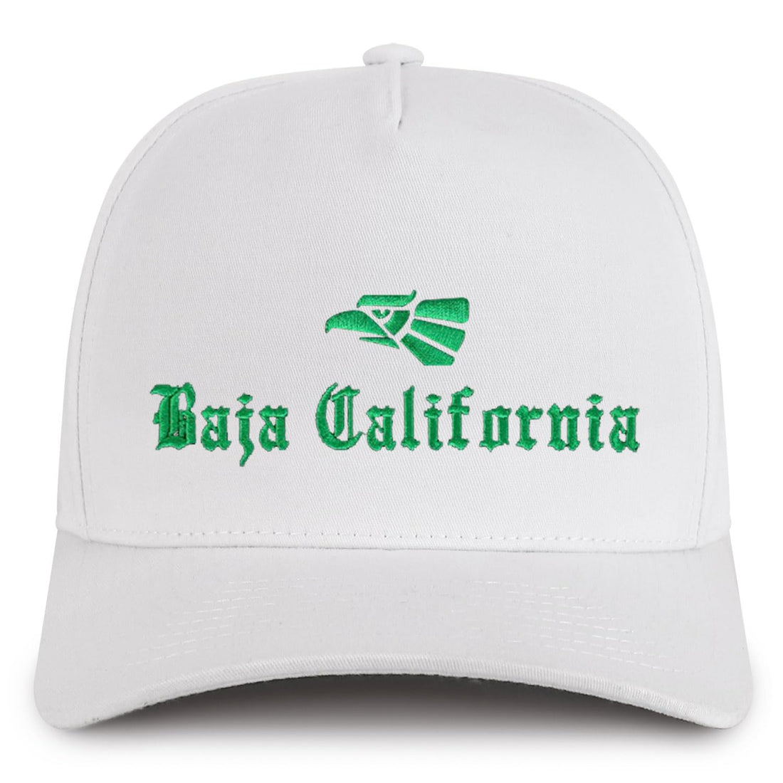Trendy Apparel Shop Baja California Mexico City Embroidered 5 Panel Structured Baseball Cap
