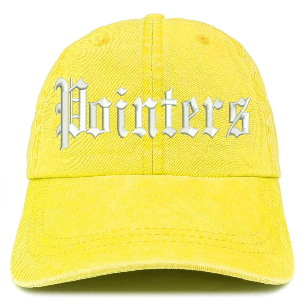 Trendy Apparel Shop Old English Pointers Washed Pigment Dyed Baseball Cap