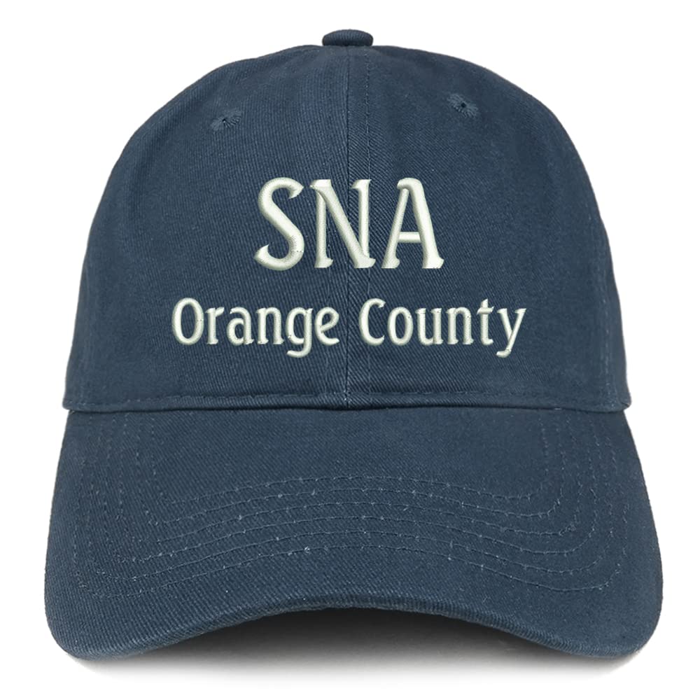 Trendy Apparel Shop SNA Orange County Low Profile Soft Cotton Baseball Cap