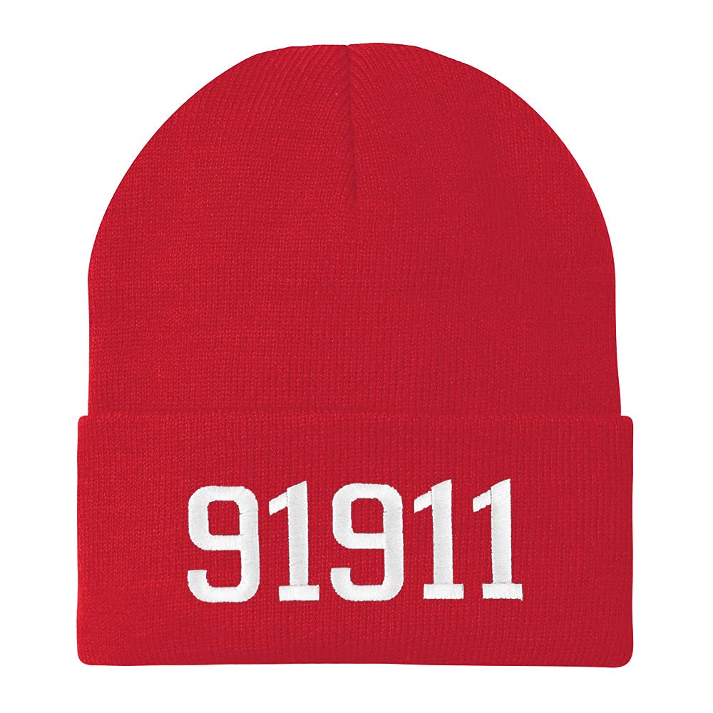 Trendy Apparel Shop 91911 Chula Vista CA Old English Embroidered Long Cuff Beanie