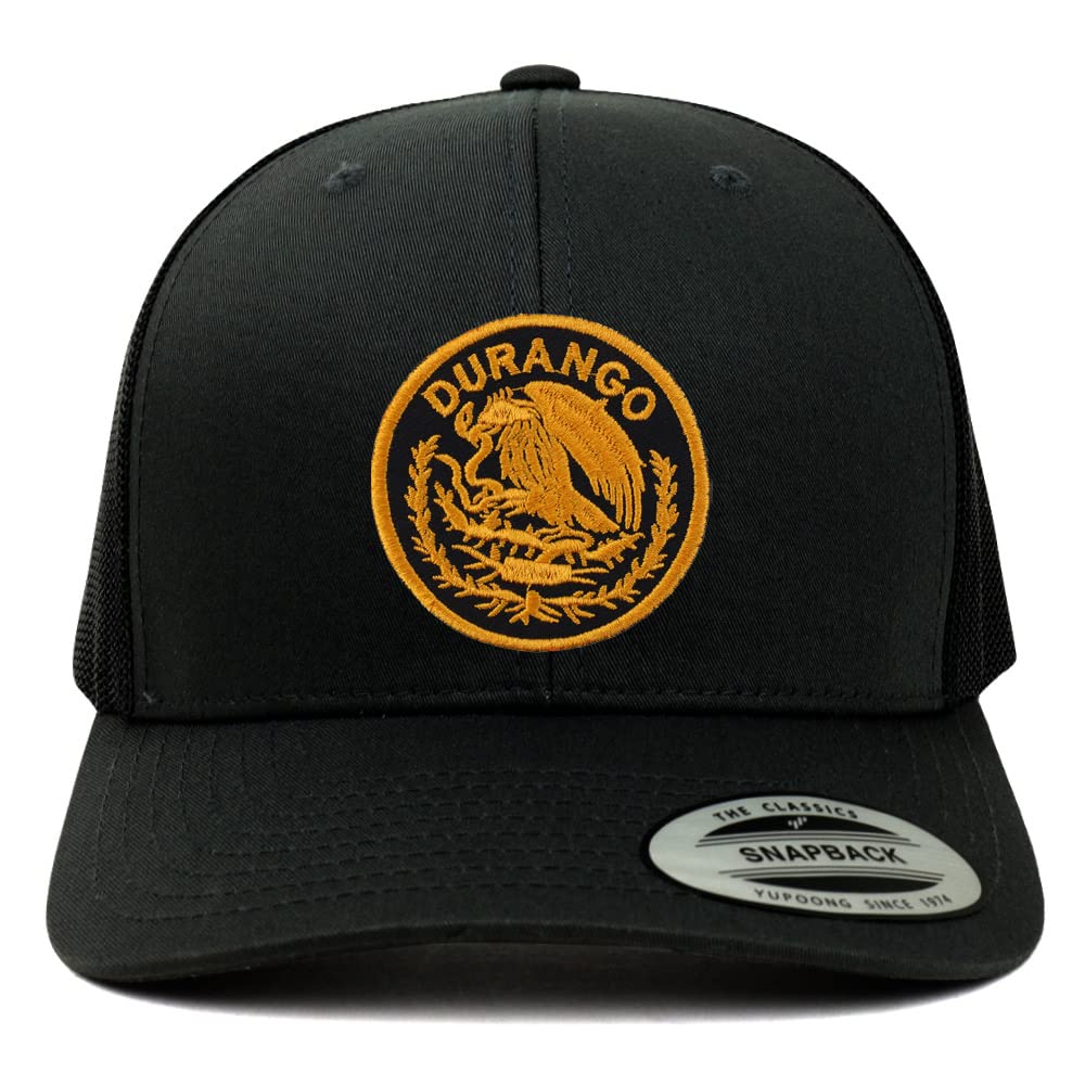 Trendy Apparel Shop Durango Mexico Patch 6 Panel Trucker Mesh Cap