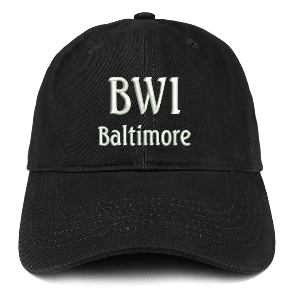 Trendy Apparel Shop BWI Baltimore Low Profile Soft Cotton Baseball Cap