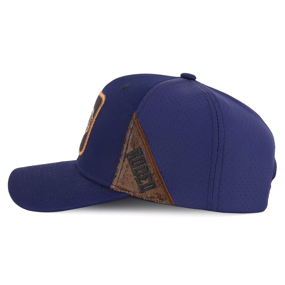 Trendy Apparel Shop Rodeo Embroidered Curved Bill Laser Punching Back Baseball Cap