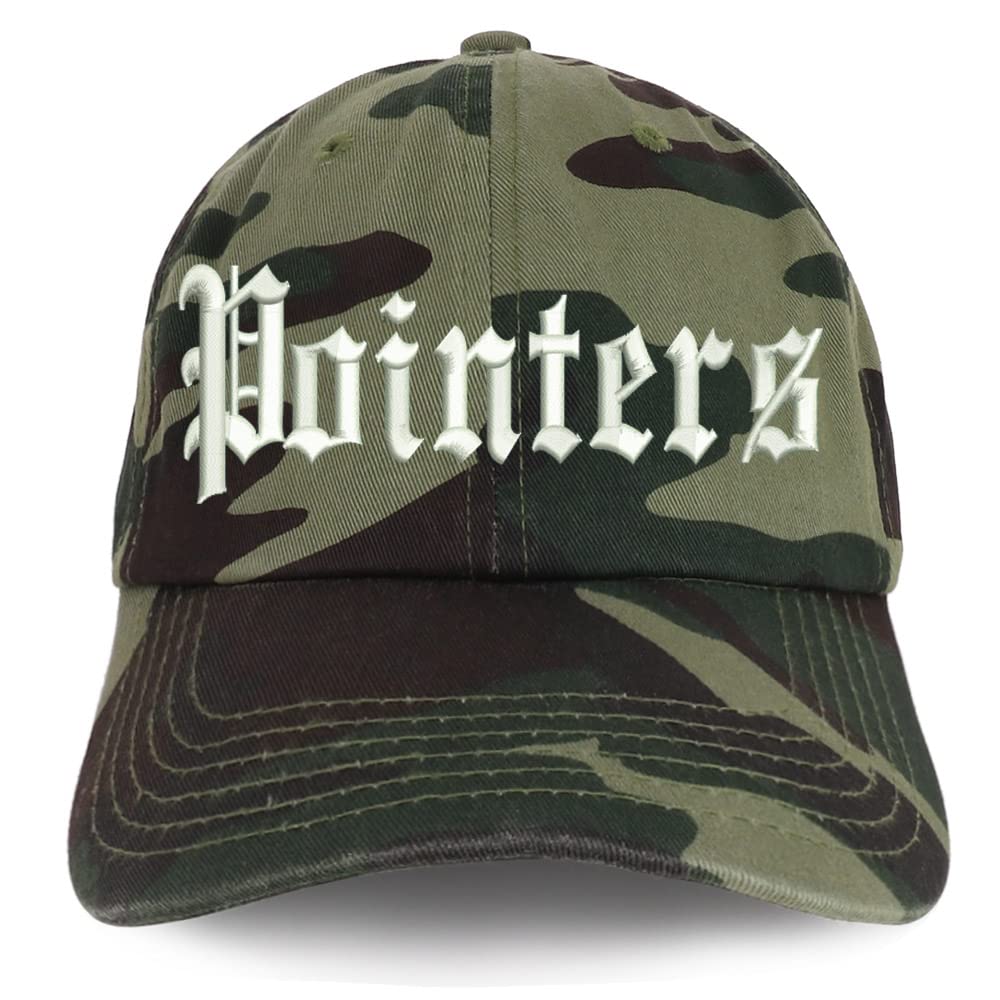 Trendy Apparel Shop Old English Pointers Low Profile Soft Cotton Baseball Cap