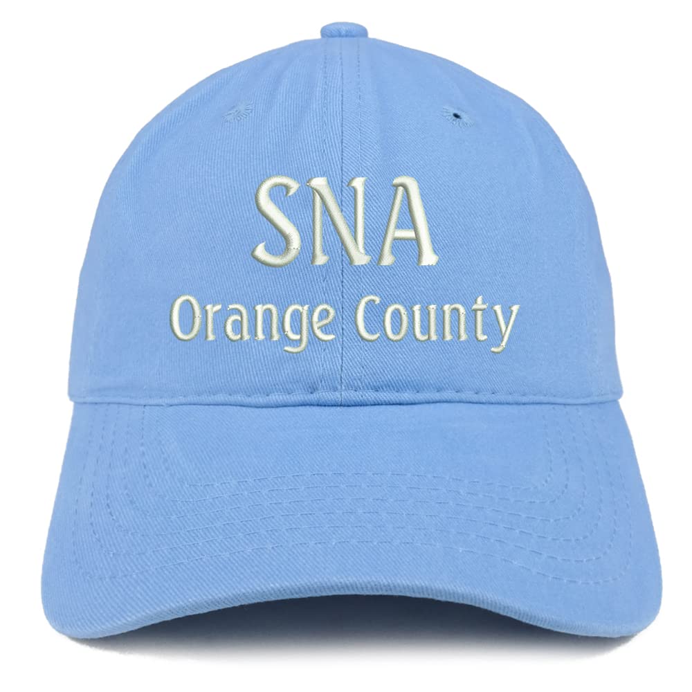 Trendy Apparel Shop SNA Orange County Low Profile Soft Cotton Baseball Cap