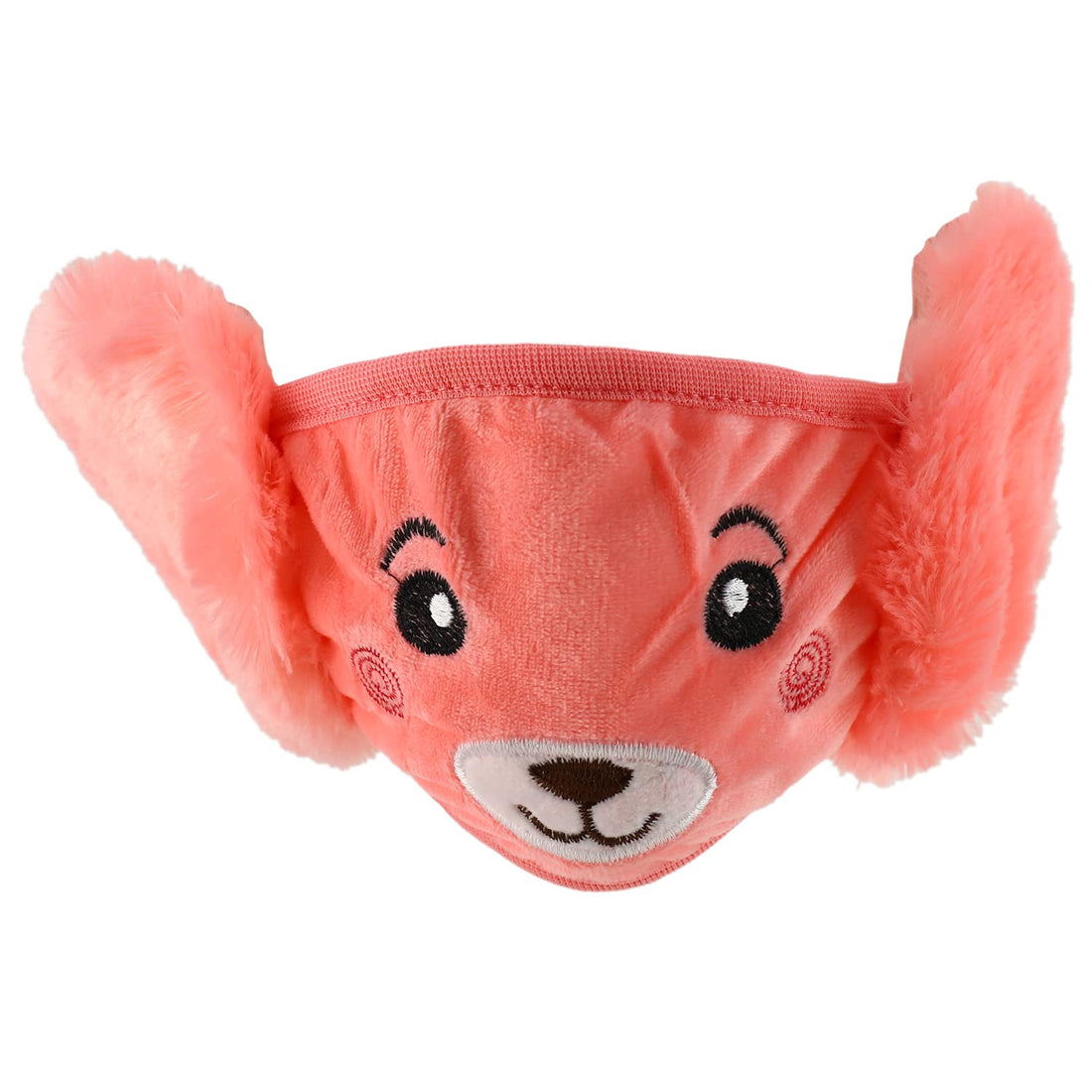 Trendy Apparel Shop Kids Winter Animal Face Breathable Bear Mask & Earmuffs
