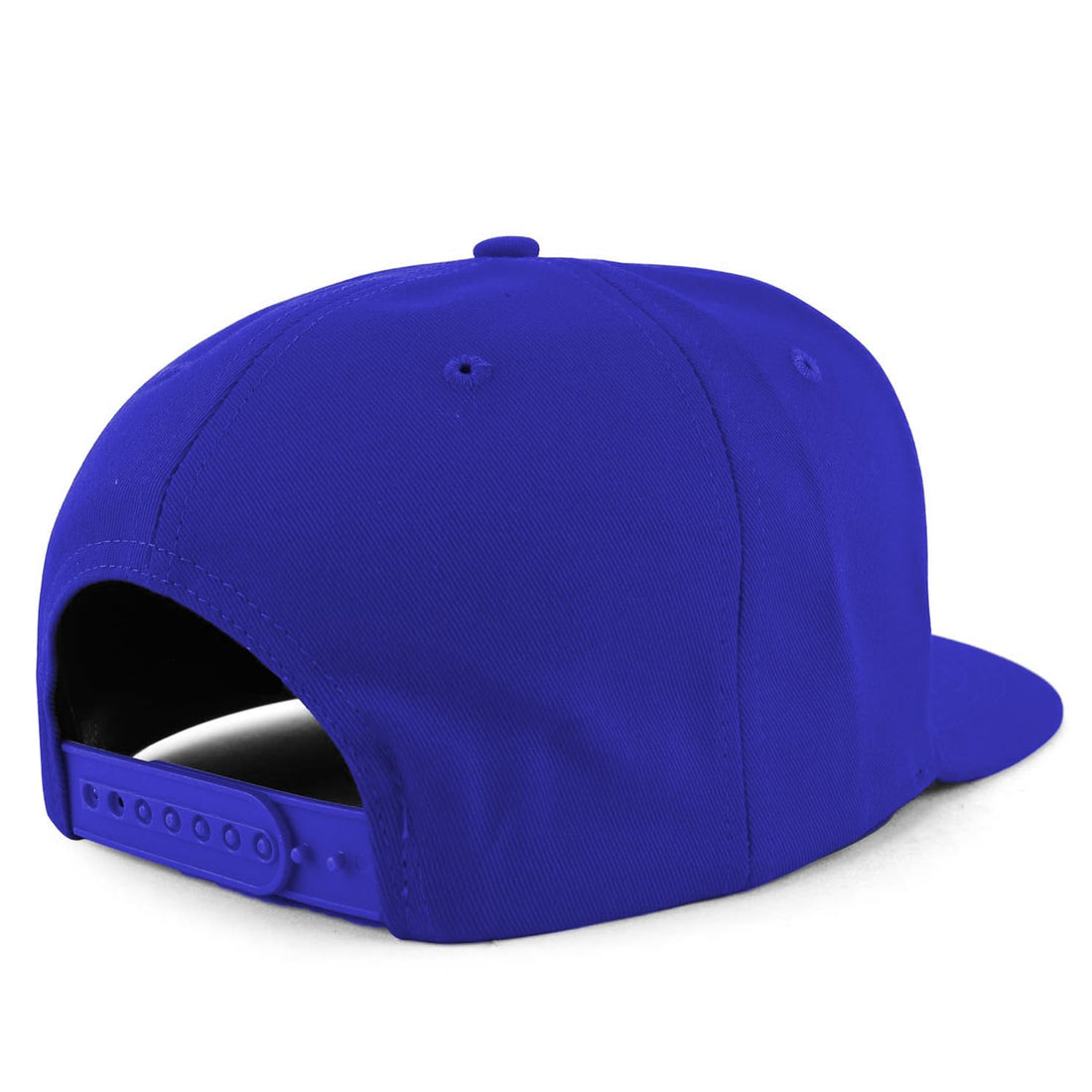 Trendy Apparel Shop PR 3D Embroidered Flatbill Snapback Cap with Puerto Rico Flag - Royal