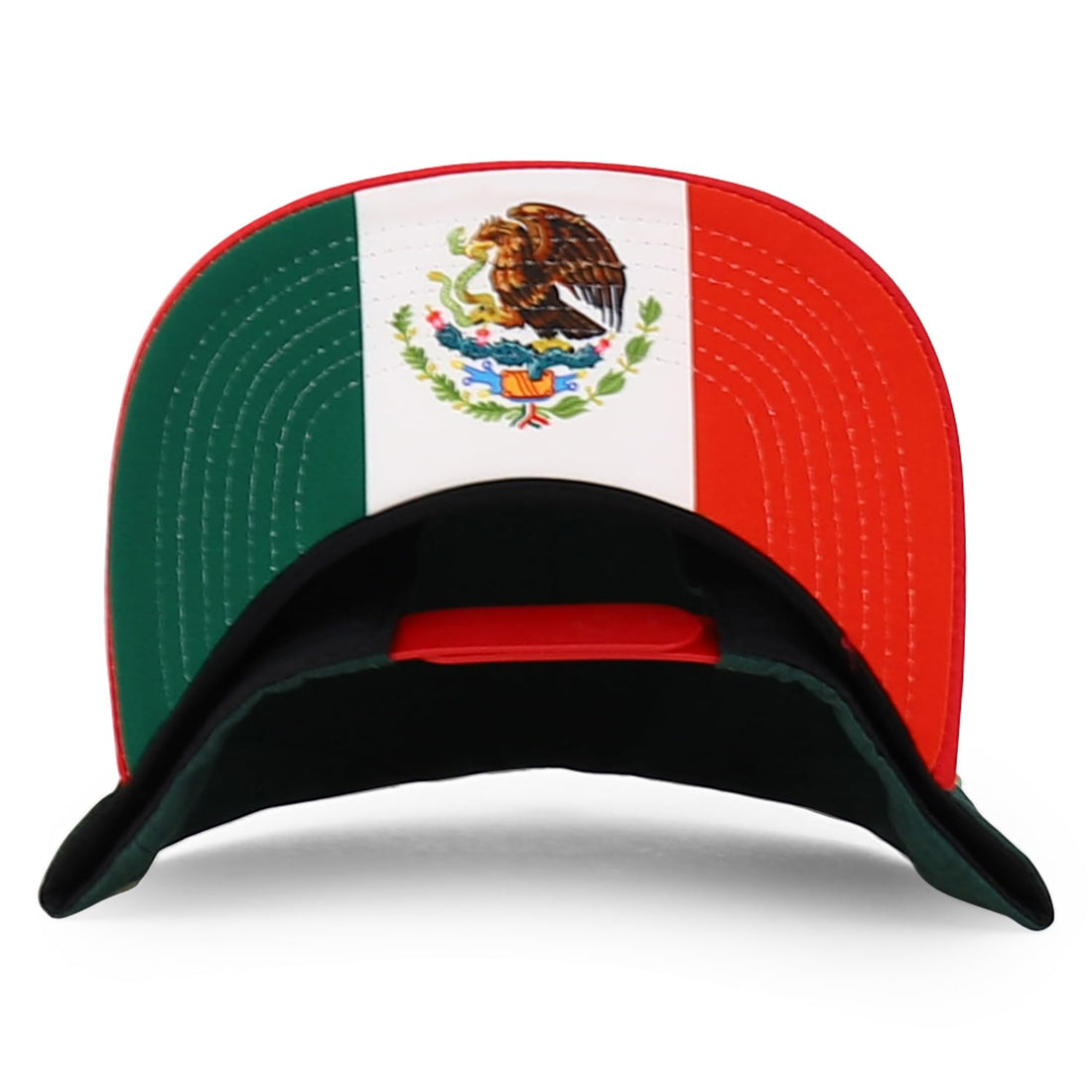 Trendy Apparel Shop Mexico Guadalupe Embroidered Flat Bill Snapback Cap