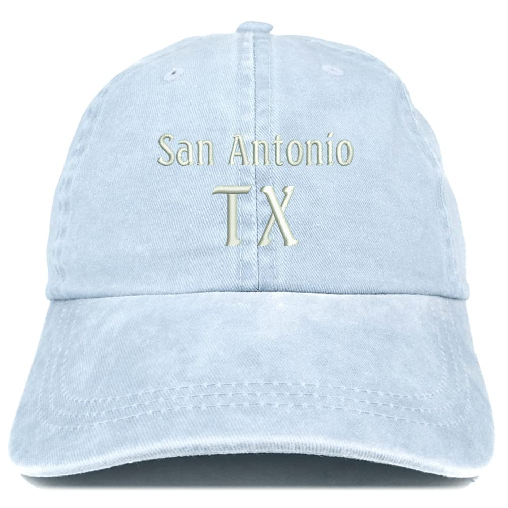 Trendy Apparel Shop San Antonio TX Embroidered Pigment Dyed Washed Baseball Cap