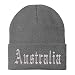 Trendy Apparel Shop Australia Old English Embroidered Long Cuff Beanie