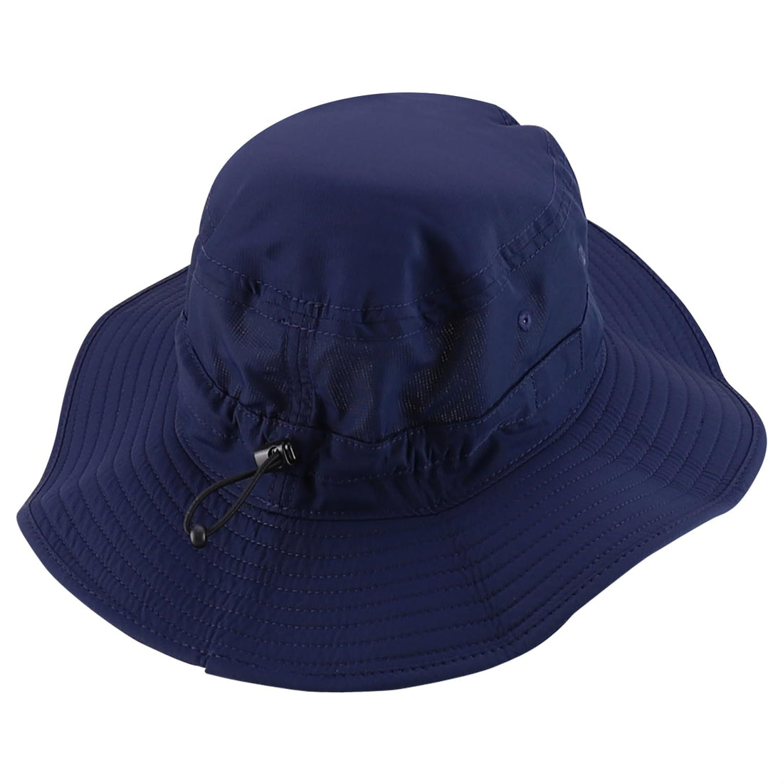 Trendy Apparel Shop Outdoor Large Brim Micro Mesh Performance Boonie Bucket Hat with Strap