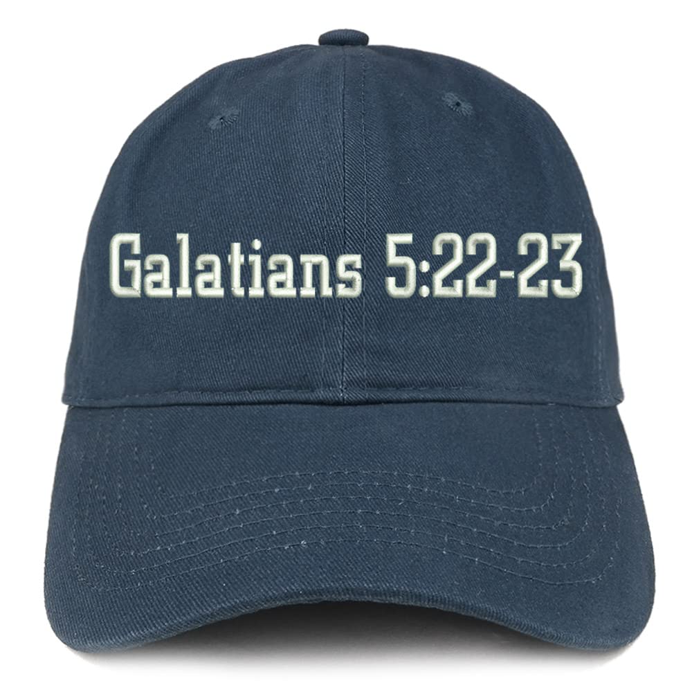 Trendy Apparel Shop Galatians 5:22-23 Low Profile Soft Cotton Baseball Cap