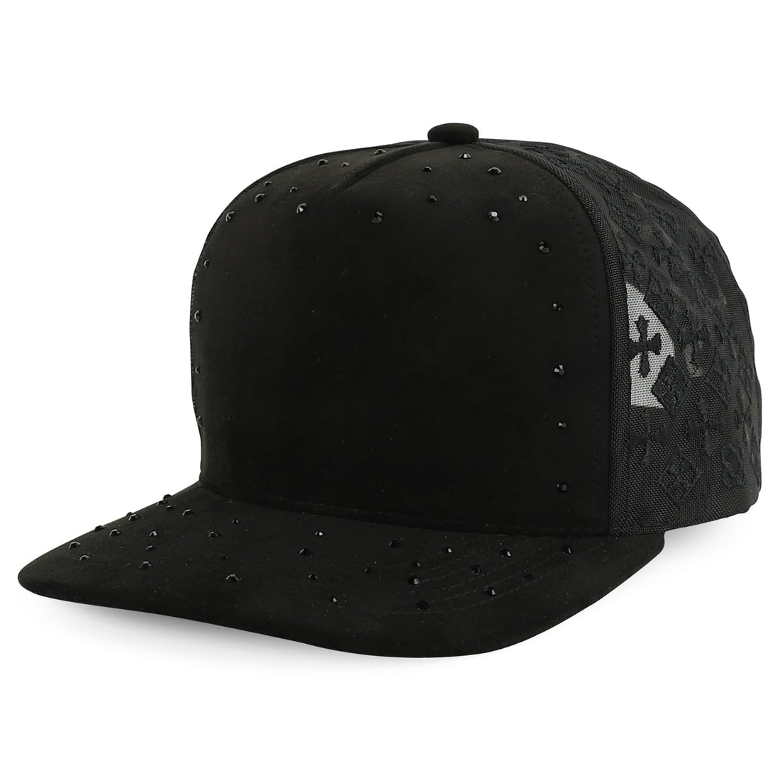 Trendy Apparel Shop 5 Panel Structured Soft Suede Snapback Ball Cap