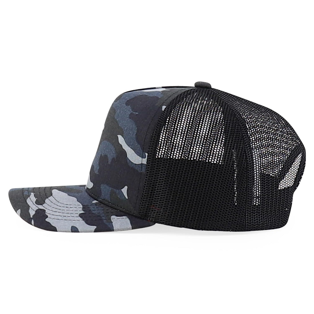 Trendy Apparel Shop 5 Panel Structured Crown Curved Bill Trucker Cap