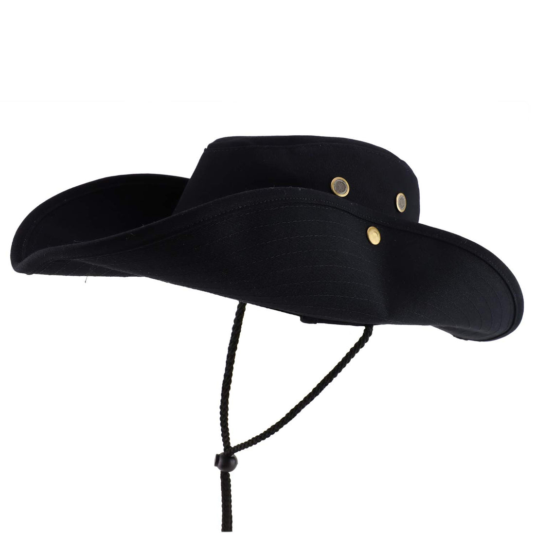 Trendy Apparel Shop XXL Oversize Cowboy Style Cap with Neck Flap