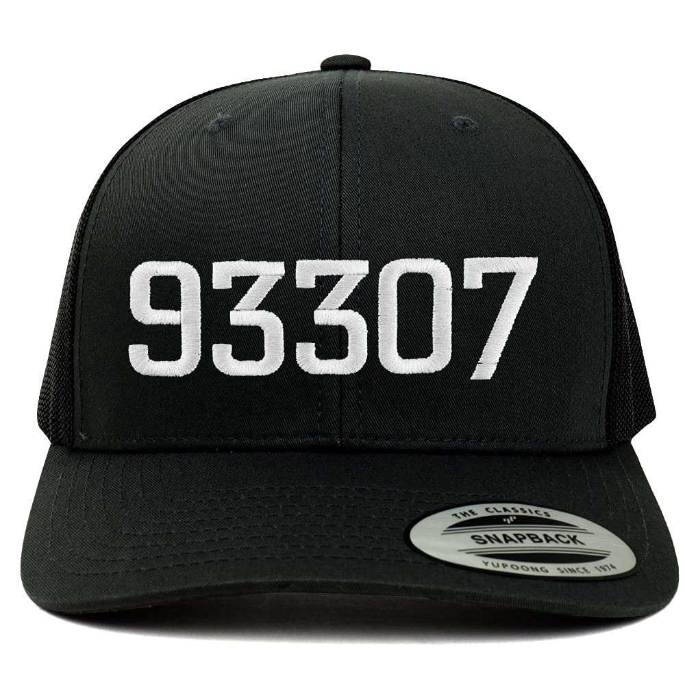Trendy Apparel Shop 93307 Bakersfield CA Old English 6 Panel Trucker Mesh Cap