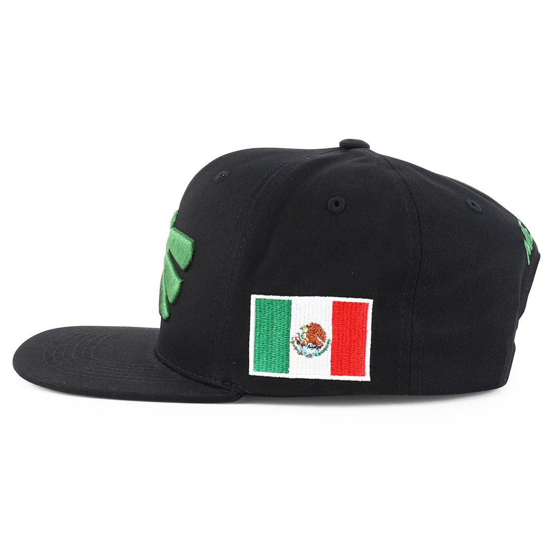Hecho En Mexico Eagle 3D Embroidered Flat Bill Snapback Cap