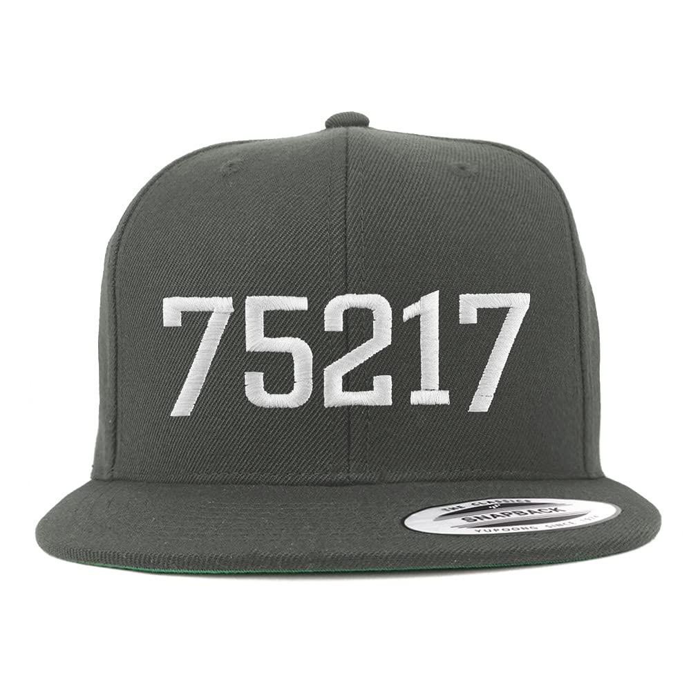 Trendy Apparel Shop 75217 Dallas TX Old English Embroidered Flatbill Snapback