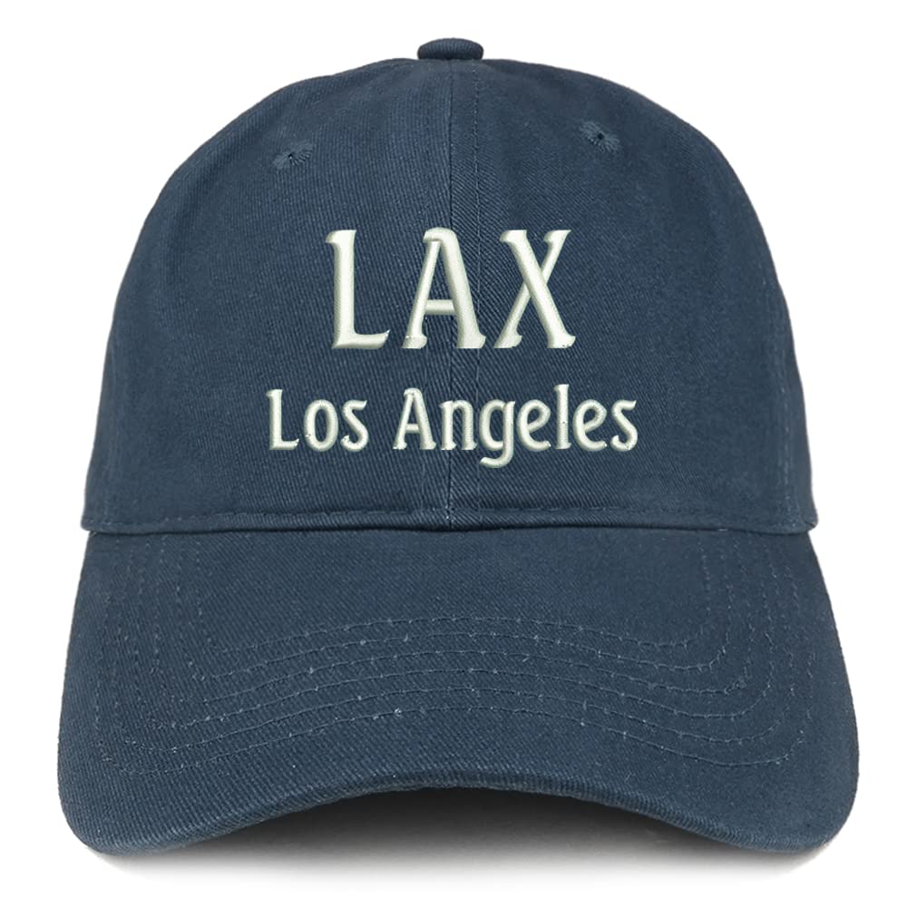 Trendy Apparel Shop LAX Los Angeles Low Profile Soft Cotton Baseball Cap