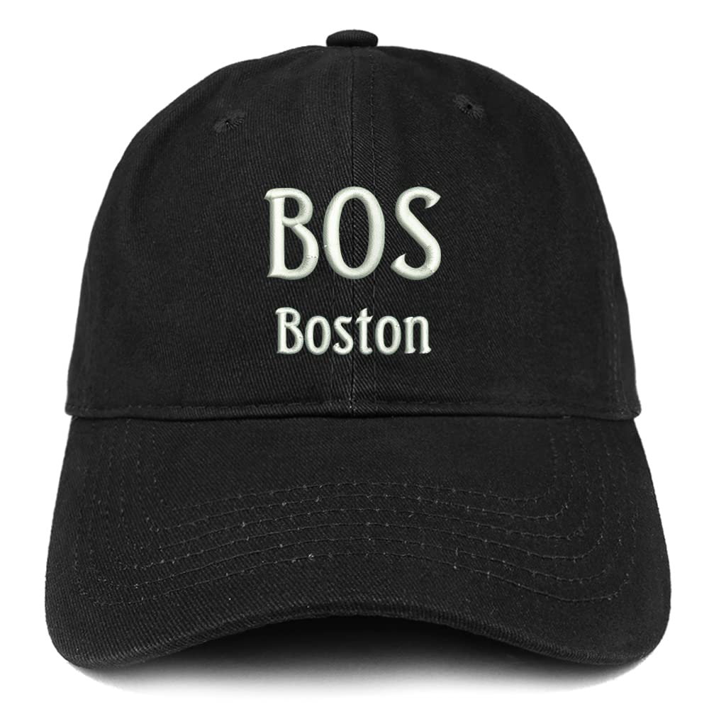 Trendy Apparel Shop BOS Boston Low Profile Soft Cotton Baseball Cap