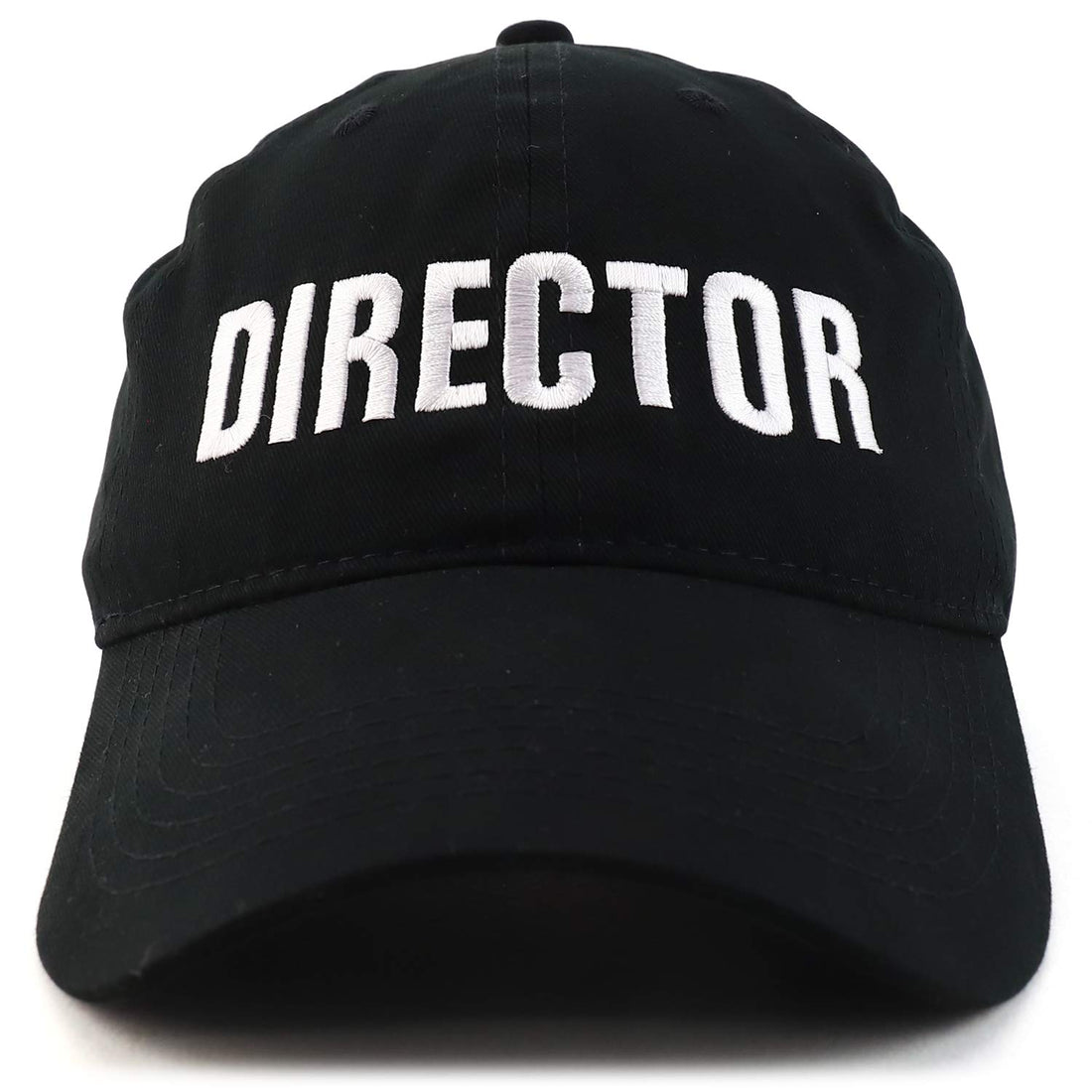 Trendy Apparel Shop Director Embroidered Soft Cotton Low Profile Dad Hat Baseball Cap