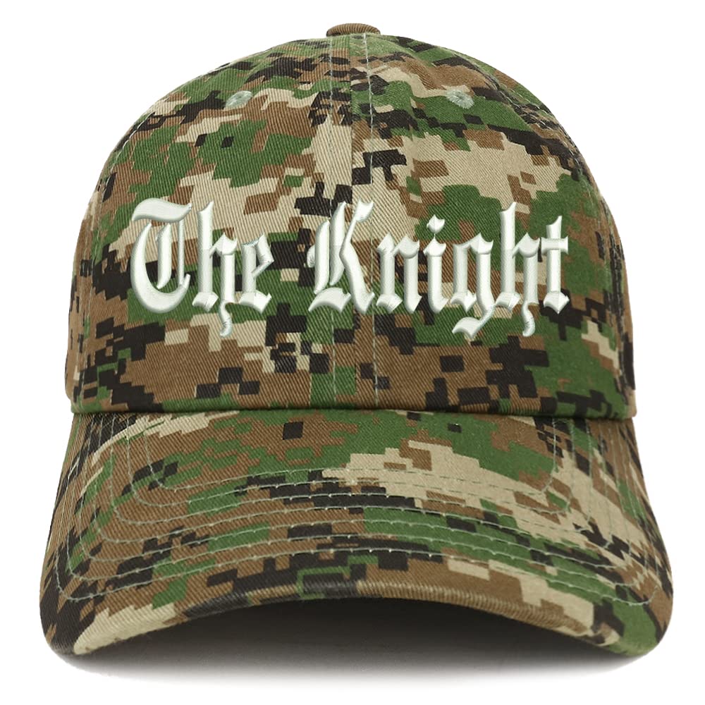 Trendy Apparel Shop The Knight Old English Low Profile Soft Cotton Baseball Cap