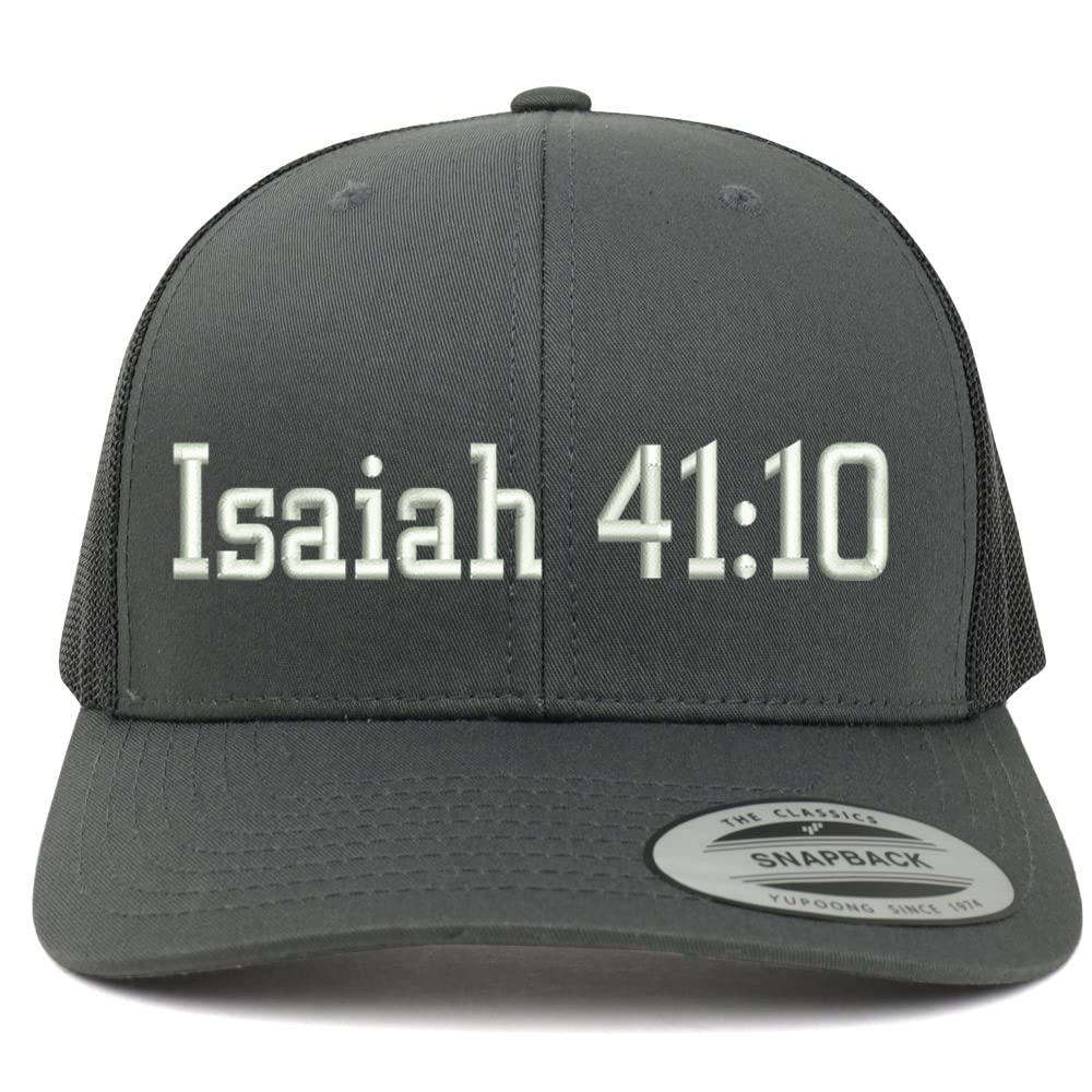 Trendy Apparel Shop Isaiah 41:10 6 Panel Trucker Mesh Cap
