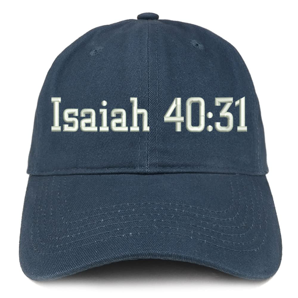 Trendy Apparel Shop Isaiah 40:31 Low Profile Soft Cotton Baseball Cap