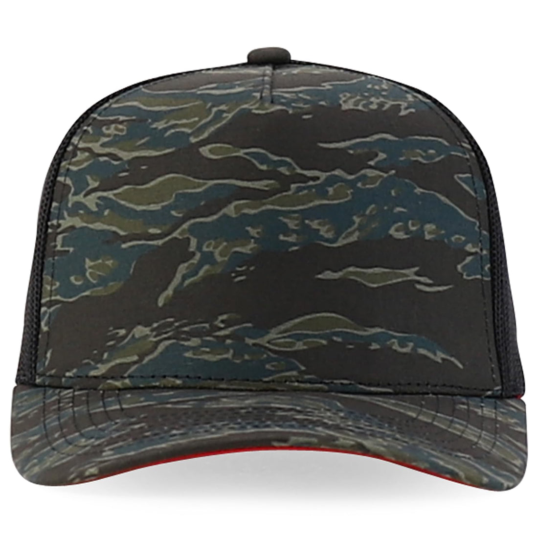 Trendy Apparel Shop 5 Panel Structured Crown Curved Bill Trucker Cap