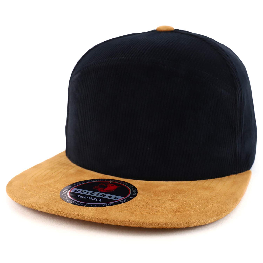 PB-SNAP-CORDUROY-BLK-TAN representative image