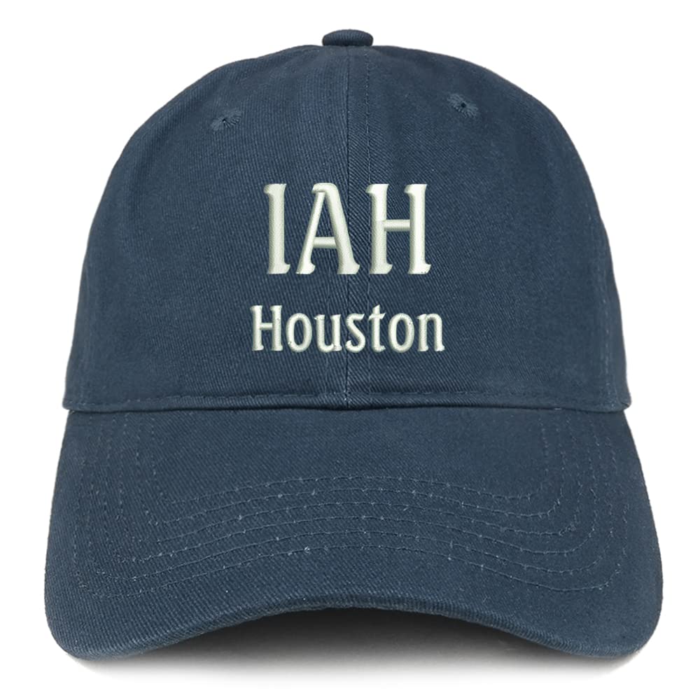 Trendy Apparel Shop IAH Houston Low Profile Soft Cotton Baseball Cap
