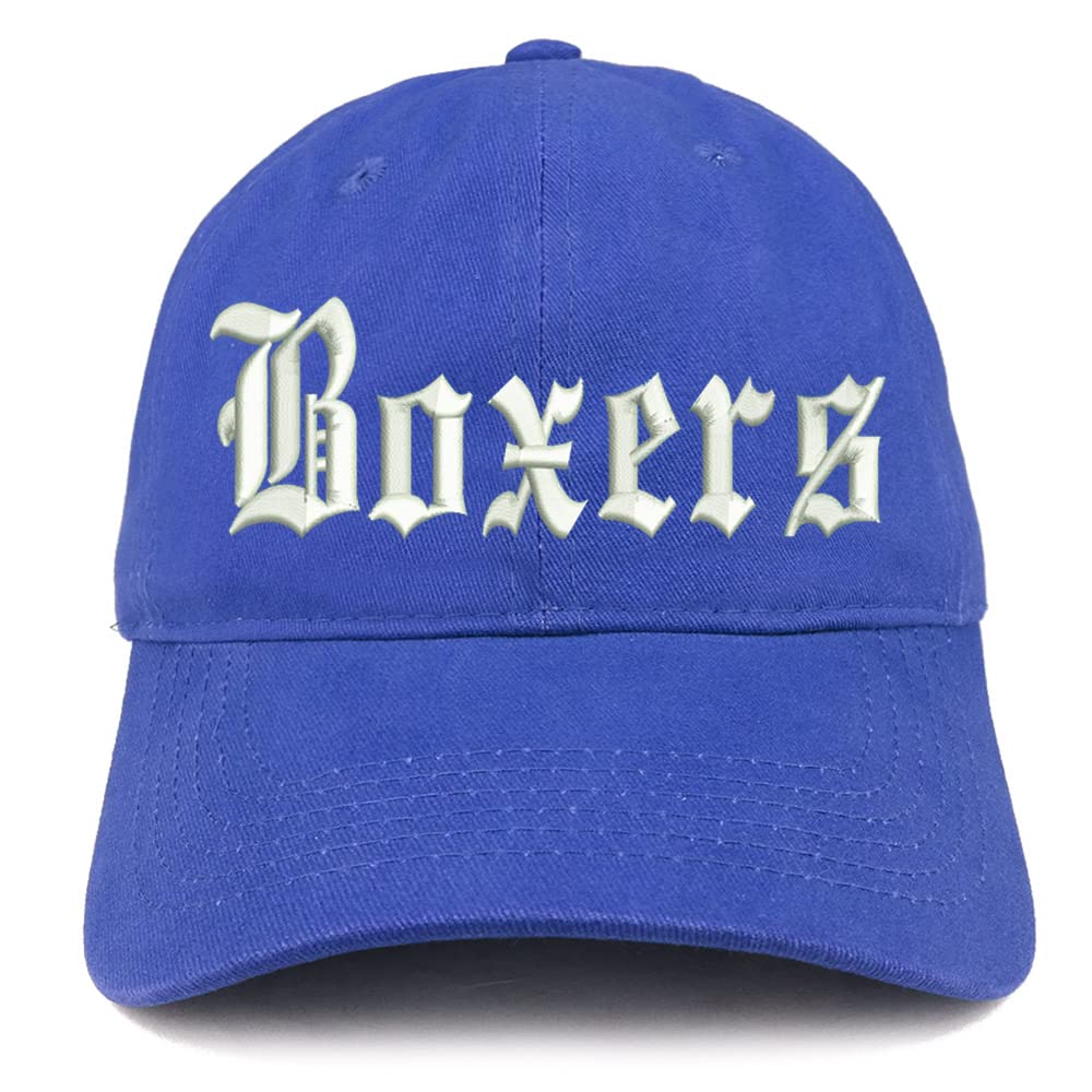 Trendy Apparel Shop Old English Boxers Low Profile Soft Cotton Baseball Cap