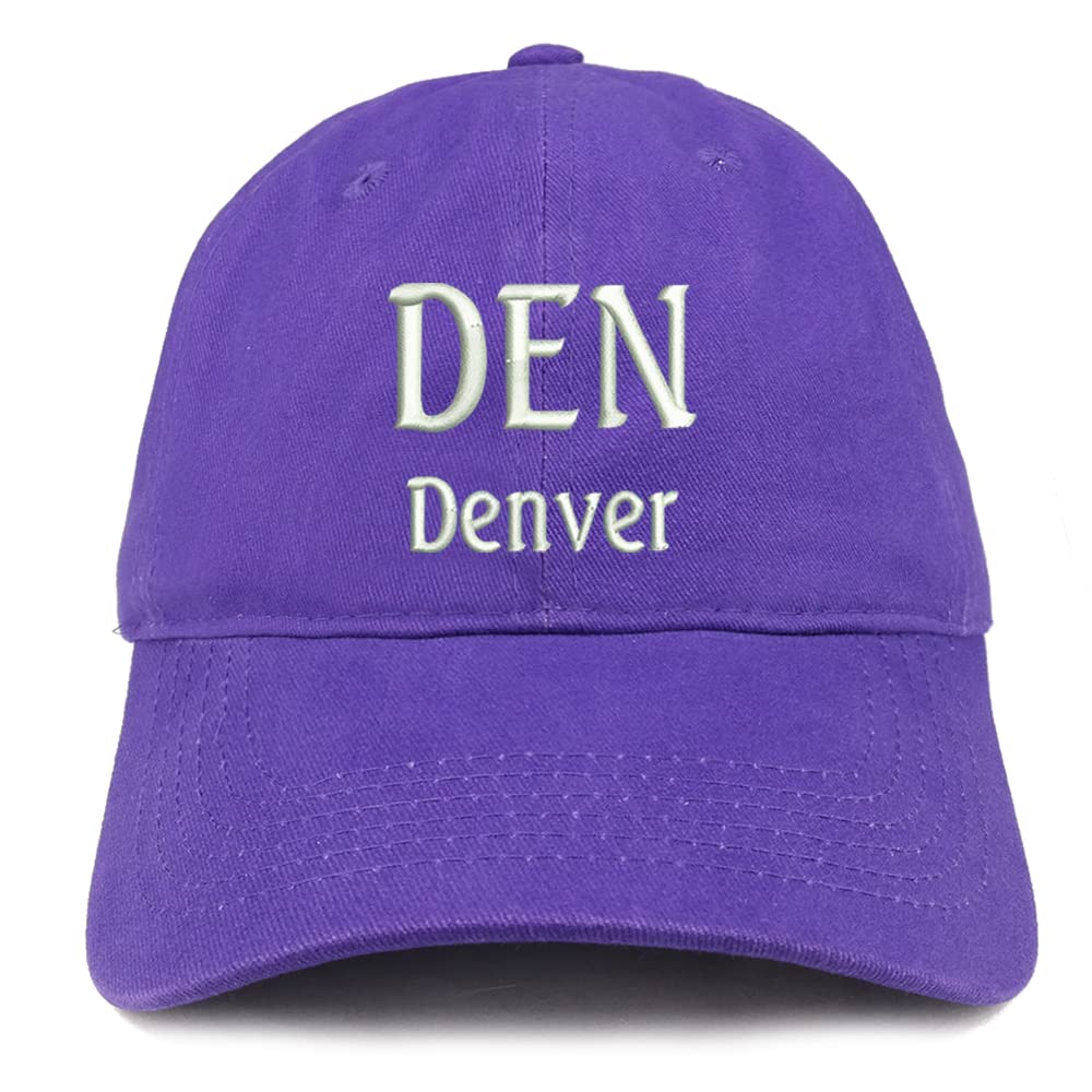 Trendy Apparel Shop DEN Denver Low Profile Soft Cotton Baseball Cap