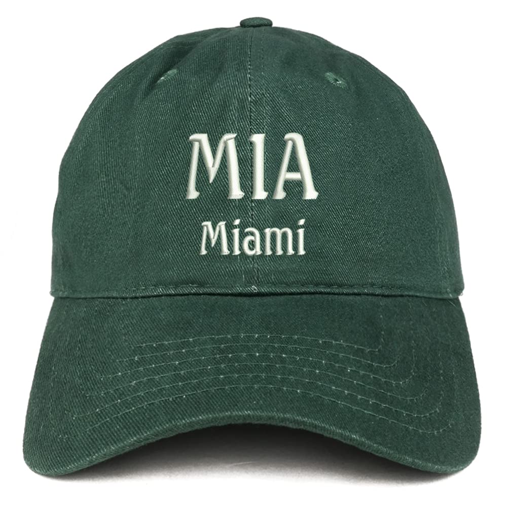 Trendy Apparel Shop MIA Miami Low Profile Soft Cotton Baseball Cap