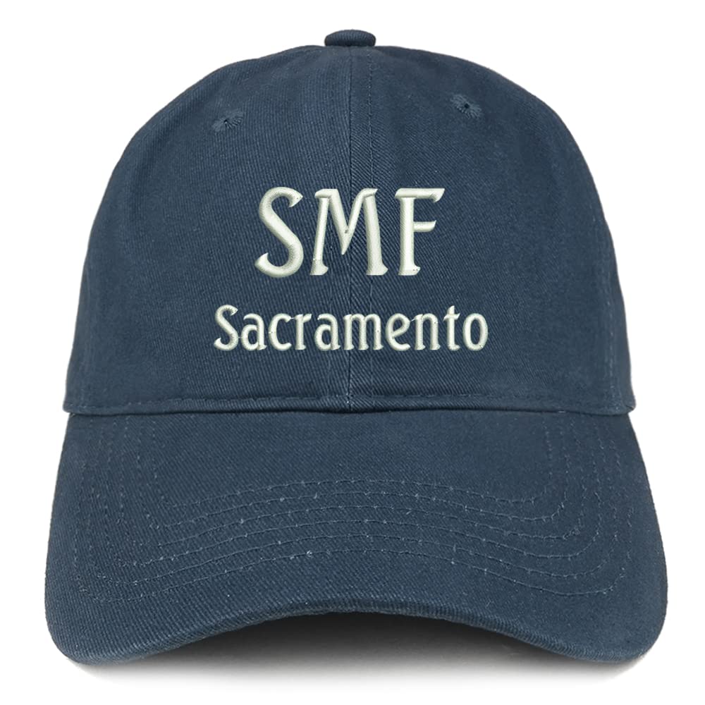 Trendy Apparel Shop SMF Sacramento Low Profile Soft Cotton Baseball Cap