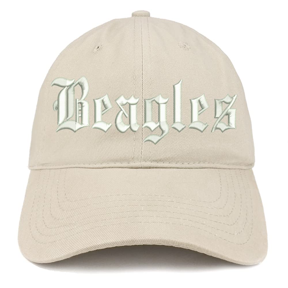 Trendy Apparel Shop Old English Beagles Low Profile Soft Cotton Baseball Cap