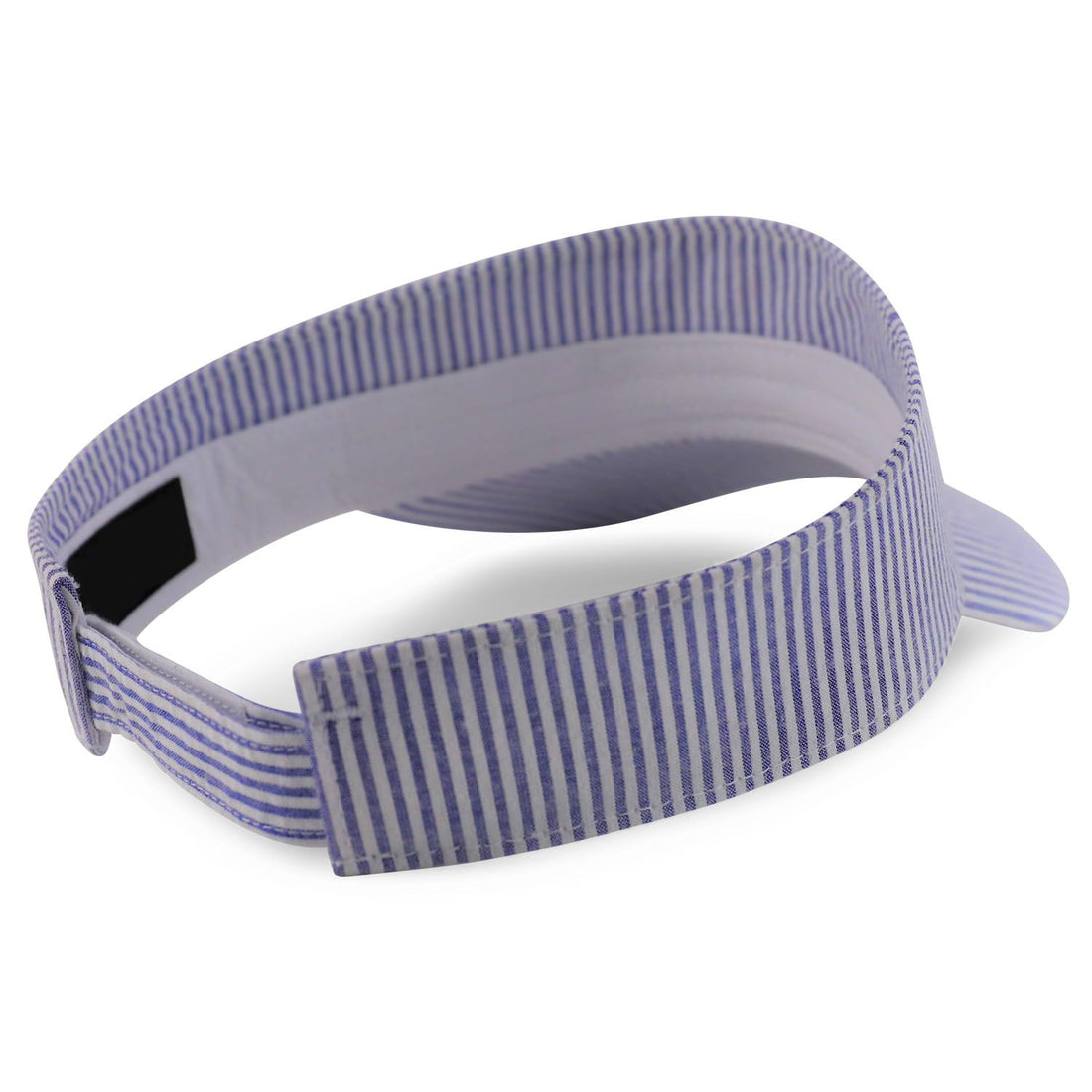 Trendy Apparel Shop Lightweight Cotton Seersucker Visor Cap