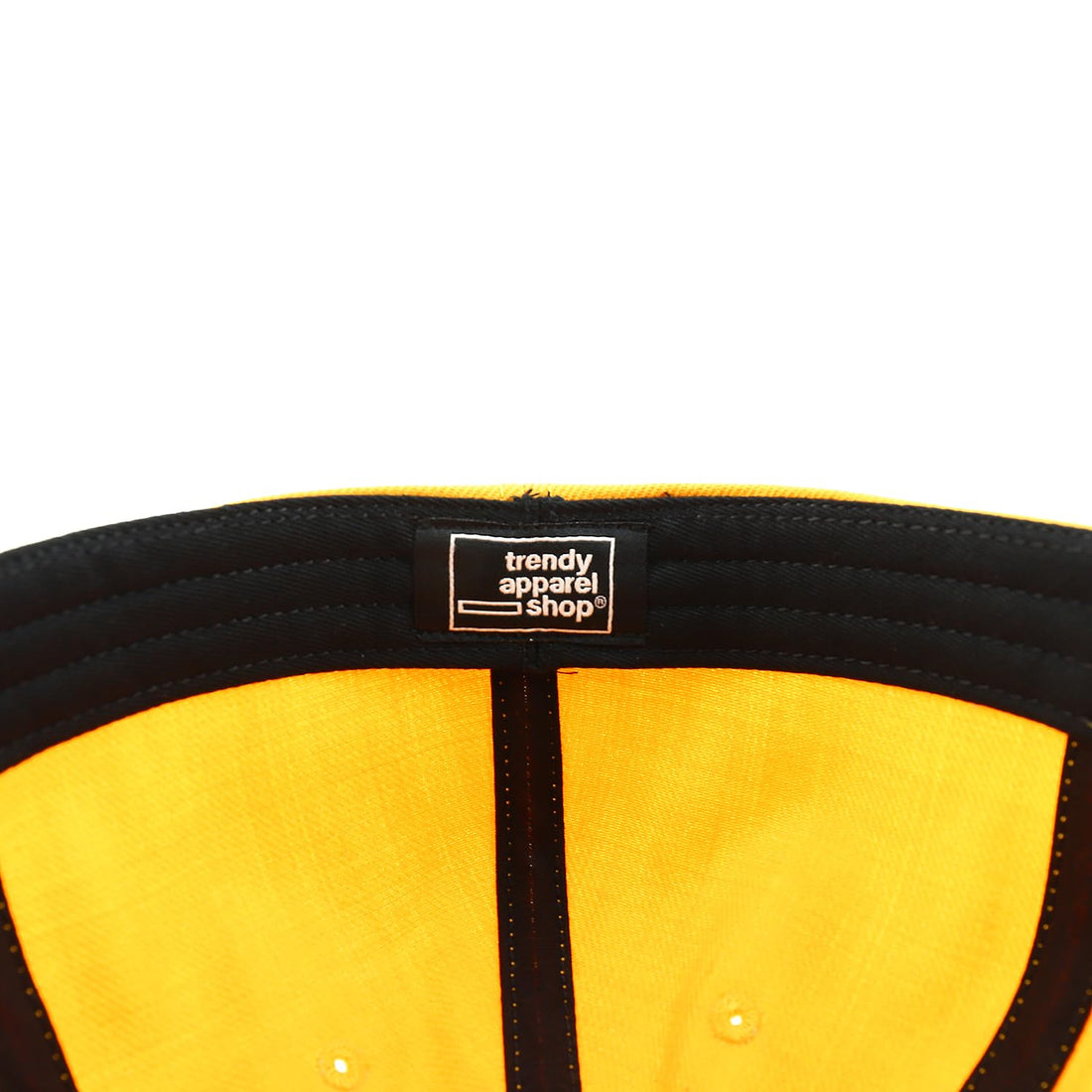 Trendy Apparel Shop Oversize XXL Plain Structured 6 Panel Flat Bill Fitted Cap